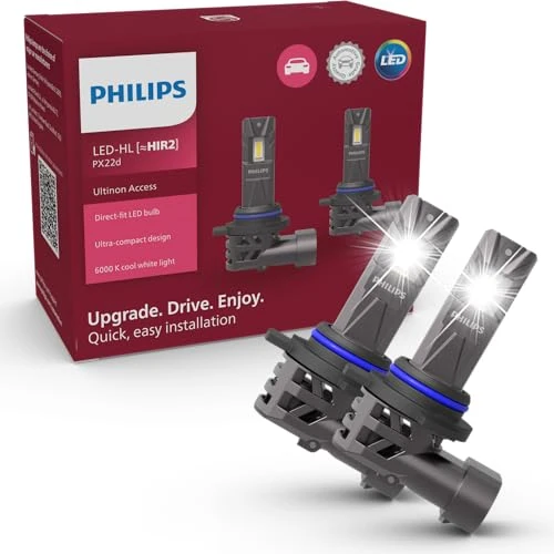 Offerta a tempo: Philips Ultinon Access LED lampadina fari auto (HIR2), ultra-compact direct-fit, +80%, 6.000K, set di 2 - 0.00% da 50.83 € a 50.83 €