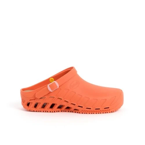 Offerta a tempo: Scholl Clog Evo, Zoccoli Sanitari Medicali Unisex - Adulto, Arancione, 44/45 EU - 44% da 59.00 € a 33.21 €