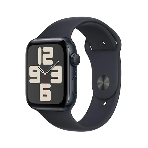 Oferta limitada: Apple Watch SE de 2.ª generación, 2023 [GPS] Smartwatch con Caja de Aluminio en Color Medianoche de 44 mm y Correa Deportiva Color Medianoche - Talla M/L. Monitor de entreno y sueño, Pantalla Retina de 183.17 EUR a 183.17 EUR (ahorro 0%)