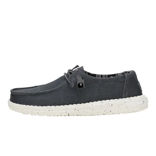 Offerta a tempo: HEYDUDE - Wendy Canvas - Scarpe Donna Slip-On Sneakers - Mocassini, Black/White, 38 - 40% da 69.99 € a 41.99 €
