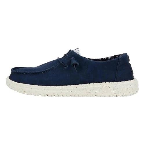 Offerta a tempo: HEYDUDE - Wendy Canvas - Scarpe Donna Slip-On Sneakers - Mocassini, Navy, 36 - 52% da 69.99 € a 33.49 €