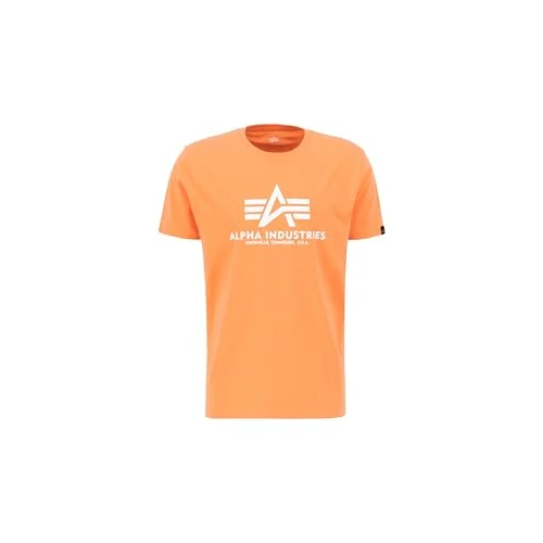 Alpha Industries Basic T-Shirt for Men Tangerine