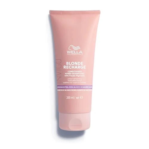 Offerta a tempo: Wella Professionals INVIGO BLONDE RECHARGE Balsamo per Capelli – Rinnova e Mantiene il Colore Biondo Freddo – Elimina i Riflessi Rame, 200 ml. - 39% da 21.70 € a 13.28 €
