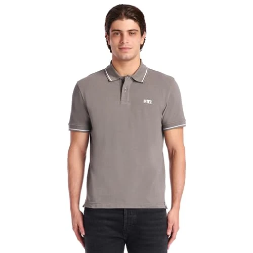 Inter T-Shirts for Everyday use, Gray, L