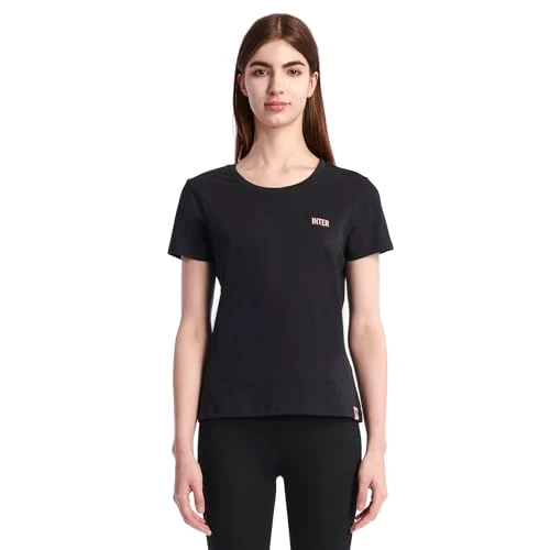Inter T-Shirt Adulto, Prodotto Ufficiale, Collezione Everyday, 100% Cotone, Adatta a Tutti i Tifosi Nerazzurri