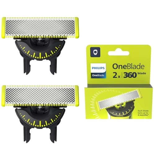 Oferta limitowana: Philips OneBlade Original 360 ostrza do wszystkich modeli OneBlade i OneBlade Pro, 2 szt. (model QP420/60) z 86.30 zł na 86.30 zł (oszczędź 0.00%)
