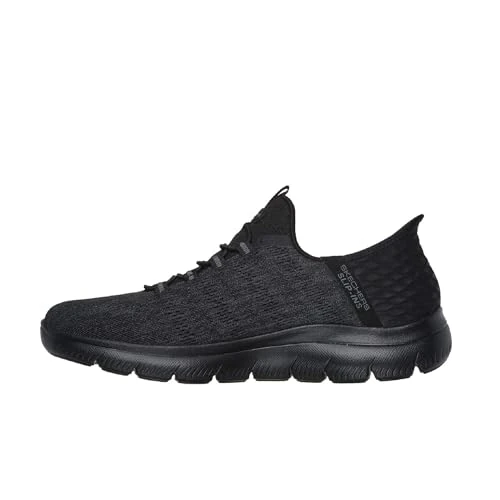 Offerta a tempo: Skechers Uomo Summits Key Pace Slip-In ALLENATRICE, Black Mesh, 45 EU - 42% da 84.95 € a 49.22 €