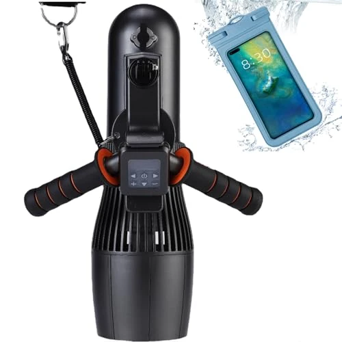 Unterwasser-Scooter mit 30M wasserdichter Tasche, 500W RC Sup Motor 10-Gang-Schalter, 40M Tiefe Schwimmbad Sea Scooter für Jet Surfboard