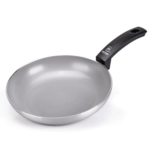 Moneta Innova - Sartén de 20 cm, revestimiento natural FineGres (no PFAS), también para inducción, 100% fabricado en Italia