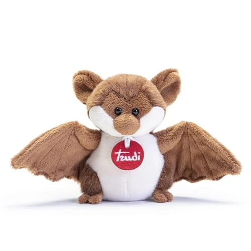 Trudi Trudino Pipistrello - Parco Adamello Brenta Pipistrello Peluche piccolo regalo Halloween | 25x14x8cm taglia XS | Trudini Classic | modello 52232