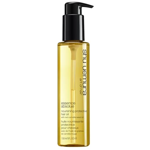 Offerta a tempo: Shu Uemura Art of Hair, Olio Nutriente, Per Capelli Danneggiati, Azione Protettiva, Con Olio di Semi di Camelia Rossa, Essence Absolue, 150 ml - 22% da 61.00 € a 47.50 €