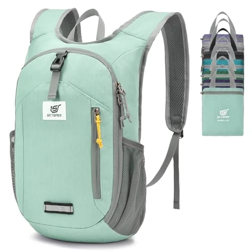 Oferta limitada: SKYSPER 10L Mochila Plegable Ultraligera Mochila de Viaje Mochilas de Marcha Pequeña Ahorra espacio para Hombre Mujer Viaje Excursiones Cortas Senderismo de 10.50 EUR a 10.50 EUR (ahorro 0%)