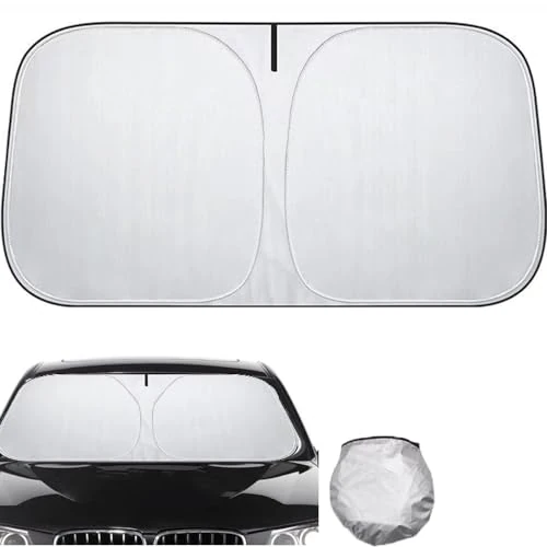 Offerta a tempo: Parasole Auto per Parabrezza Anteriore - Protezione Contro i Raggi UV, Visiera Interna Pieghevole Adatta per La Maggior Parte dei Veicoli - 0.00% da 19.99 € a 19.99 €