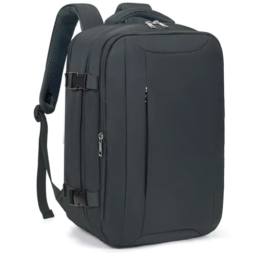 VMIKIV Hand Luggage Backpack 40 x 20 x 25 for Ryanair Backpack Women's 40 x 30 x 20 for Wizz Air Laptop Backpack Men for Laptop 14 Inch Travel Backpack Hand Luggage Bag for Vueling Aeroplane Flight