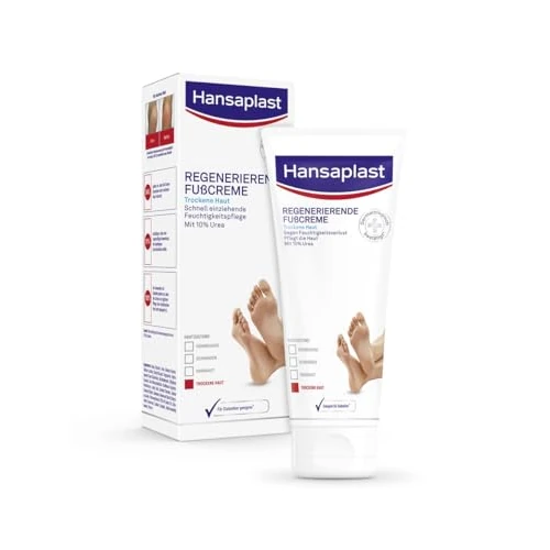 Offerta a tempo: Hansaplast Crema rigenerante per piedi (100 ml), cura dei piedi con urea per piedi secchi e ruvidi, idratante protegge dalla formazione di calli - 13% da 6.46 € a 5.60 €