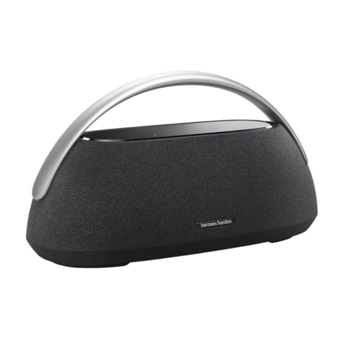 Harman Kardon Go + Play 3 Portable Bluetooth Speaker with 8-Hour Battery Life and Powerful Bass, Black, EU Plug (Type C)