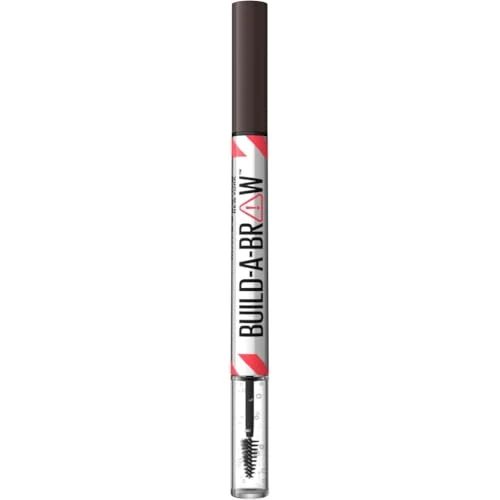 Offerta a tempo: Maybelline New York, 2 in 1 Penna e Gel Sopracciglia, Per Sopracciglia Piene e Naturali, Tenuta Fino a 24 Ore, Waterproof, Formula Vegana, Build A Brow, Tonalità: Ash Brown - 40% da 14.95 € a 8.98 €