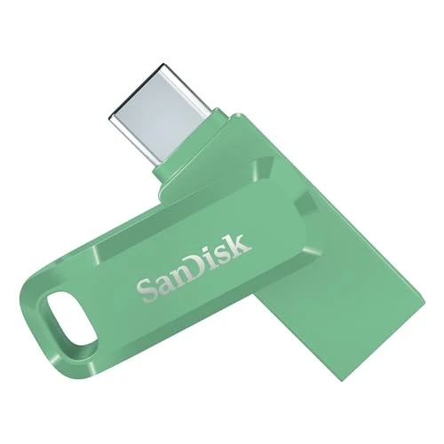 Oferta limitada: SanDisk Ultra Dual Drive Go USB Type-C Memoria Flash 128 GB (con conectores USB Type-C y Type-A reversibles, para Android móviles, Tabletas, Macs y Ordenadores, hasta 400 MB/s) Absinthe Green de 15.99 EUR a 12.99 EUR (ahorro 19%)