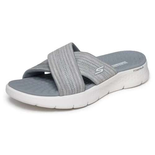 Limited-time offer: Skechers Women's On-The-Go Flex Impressed, Grey, 5 UK | Casual, Walking, Ultra Go, Goga Mat, Memory Foam, Machine Washable, Vegan from 44.00 £ to 39.99 £ (save 9%)