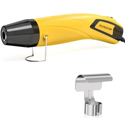 Offre limitée : AIUNAOM Mini Décapeur Thermique 500W Pistolet à Air chaud 2 Réglages Température 270℃/450℃ avec Buse Réfléchissante pour rétrécir emballages, bricolage, gaines thermorétractables, embossage de 15.99 € à 16.99 € (-6.25% de remise)