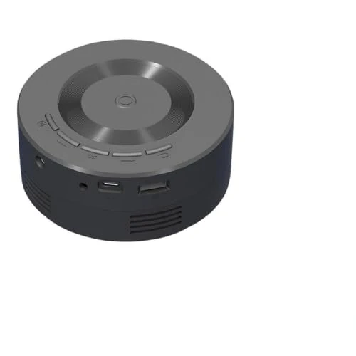 Offre limitée : Mini Projecteur, Projecteur Vidéo de Téléphone Pris en Charge Full HD 1080P, Projecteur de Film de Cinéma Maison Extérieur Portable, Compatible avec AUX, USB, Protection des Yeux de 9.75 € à 9.75 € (0.00% de remise)