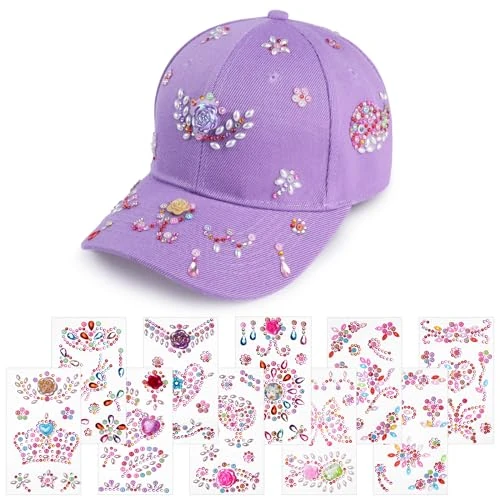 Offre limitée : Aomig Casquette de Baseball Filles, Anti-Soleil Baseball Cap, Autocollants Diamant DIY, Ajustable Chapeau pour Enfants Running Plein Air Et Les Loisirs Hip Hop Sport Outdoor Chapeau, Violet de 8.56 € à 8.56 € (0.00% de remise)