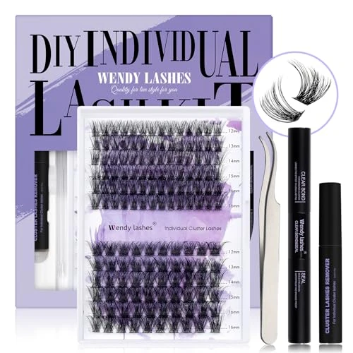 Offre limitée : DIY Extension Cils Kit Volume Cluster C3+C9 Faux Cils Individuel 0.07mm C Curl Mix12-16 Cluster Lashes Kit Extensions de Cils Individuels avec Cils Applicateur Déménageur de Cils Bond et Seal de 18.99 EUR à 18.99 EUR (remise 0%)