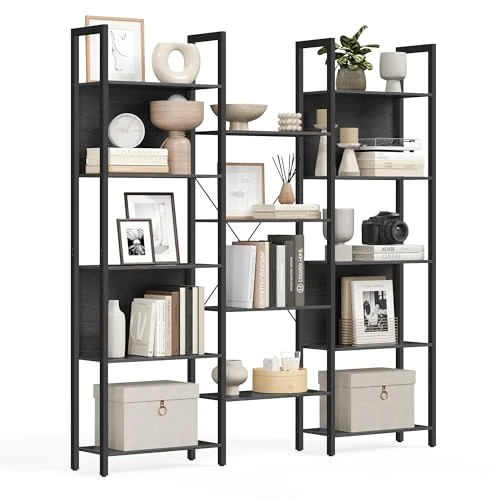 Oferta limitada: VASAGLE Librería, con 14 Estantes, Marco de Metal, 24 x 158 x 166 cm de 89.99 € a 79.99 € (ahorro 11.11%)