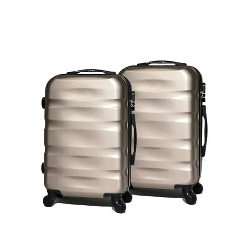 Oferta limitada: CELIMS - Juego de Maletas 2 Piezas | 2X Maletas de Viaje Cabina | 2X Equipaje de Mano | 2X Maleta Cabina | Champán de 52.90 EUR a 52.90 EUR (ahorro 0%)