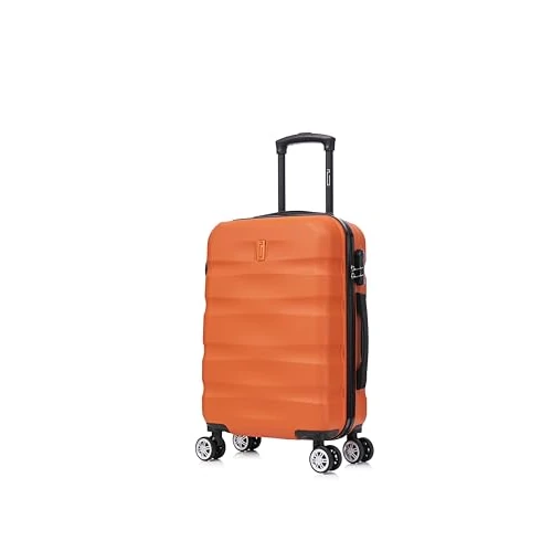Limited-time offer: CELIMS - 20 inch Carry-On Luggage | 20 inch Cabin Suitcase | Lightweight ABS Hard Shell | Integrated Lock | Orange from 59.99 £ to 59.99 £ (save 0.00%)