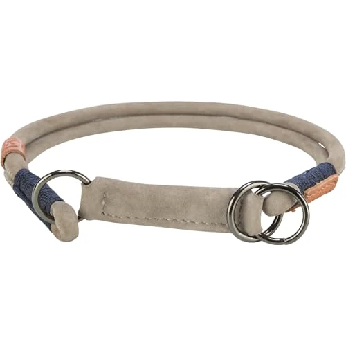 Zeitlich begrenztes Angebot: TRIXIE Zug-Stopp Hundehalsband BE NORDIC aus Leder XL grau – bequemes Hundehalsband für sehr große Hunde mit Zugbegrenzung - robust & elegant – 17160 von 21.99 € auf 21.99 € (0.00% Rabatt)