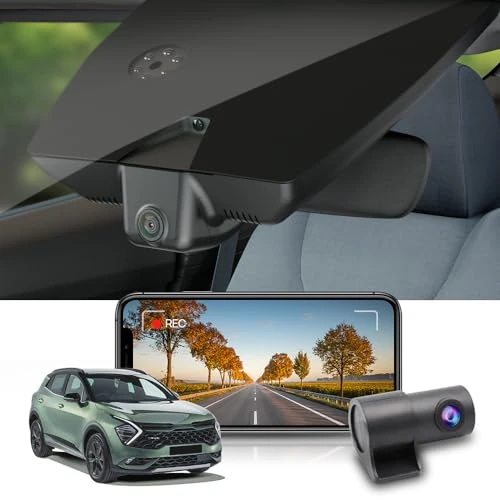 Offerta a tempo: Fitcamx Dash CAM 2160P+1080P adatta per Kia Sportage 2022-2025 (5a generazione), telecamera per auto WiFi UHD 4K OEM, visione notturna, registrazione in loop, G-Sensor, WDR, 128 GB - 0.00% da 269.99 € a 269.99 €