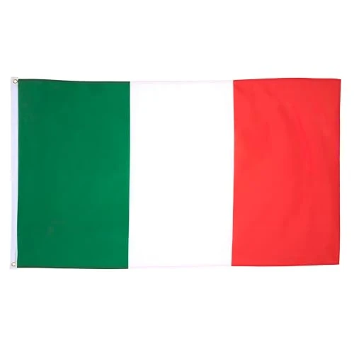 AZ FLAG - Italy Flag - 3x5 Ft - Light Polyester Italian Banner with Two Brass Eyelets - Fade Resistant - Vivid Colors - 3' x 5' Feet - 150x90 Cm