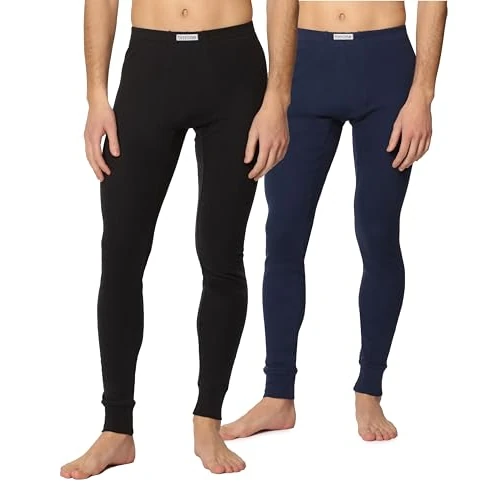Oferta limitada: Timone Calzoncillos Largos Ropa Térmica Hombre TI30-127 ((2 Pack) Negro/Azul Marino, M) de 38.99 EUR a 26.99 EUR (ahorro 31%)