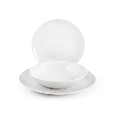 Limited-time offer: Royal Norfolk Venus Dinner Set, 18 Plates, Porcelain, White from 59.45 GBP to 59.45 GBP (save 0%)