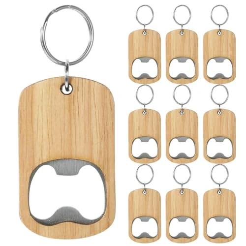 Limited offer: Pack of 10 Corkscrew Key Ring Manual Bottle Opener Key Bottle Opener Manual Beer Opener Wooden Bowl Tool Beer Bottle Opener Drinks Wood from 7.48 EUR to 7.48 EUR (save 0%)
