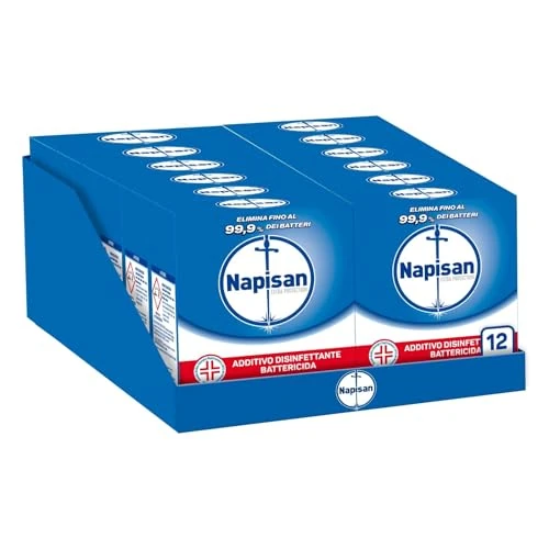 Offerta a tempo: Napisan Extra Protection Additivo Lavatrice, Additivo Disinfettante Lavatrice in Polvere Battericida — 40% da 59,88 € a 36,07 €