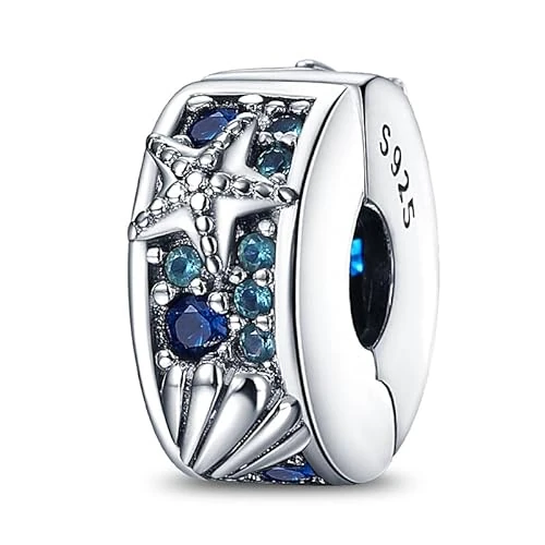 TINSLO Charme Perles en argent sterling 925 pour bracelet et collier Pandora Compatible avec bracelets européens pour femmes et filles