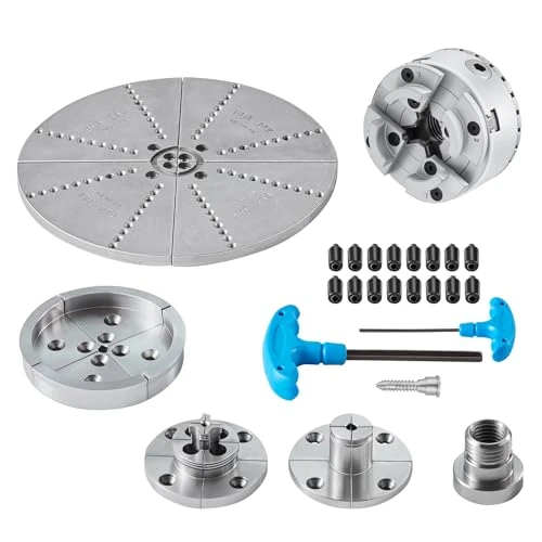 Zeitlich begrenztes Angebot: VEVOR KP965 Drehbankfutter 5 Backentypen φ96mm Backenfutter aus 45# Klemmbereich 32–70mm Spannfutter-Innengewinde M33 x 3,5 TPI Drehbank Drechselfutter Drehmaschinenfutter von 127.83 € auf 127.83 € (0.00% Rabatt)