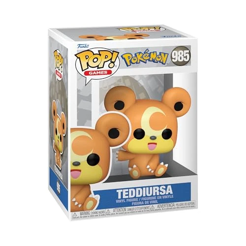 Tijdelijke aanbieding: Funko POP! Games: Pokemon - Teddiursa - Verzamelbare Vinyl Figuur - Cadeau Idee - Officiële Merchandise -Video Games Fans - Model Figuur voor Verzamelaars en Display van 11.71 € naar 11.71 € (0.00% korting)