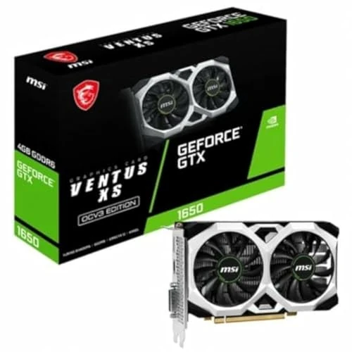 Offerta a tempo: MSI GeForce GTX 1650 D6 VENTUS XS OCV3 Scheda grafica gaming - 4GB GDDR6, 1620MHz, PCI Express x16 3.0, 128-bit, 1x DP, HDMI 2.0b - 19.93% da 99.90 € a 79.99 €