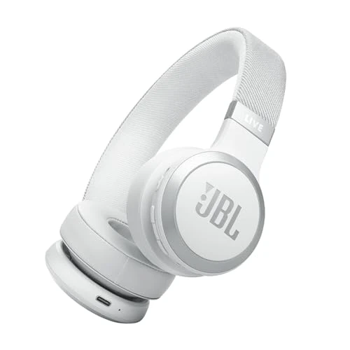 Offerta a tempo: JBL Live 670 NC, Cuffie On-Ear Bluetooth Wireless, Bianco - 54% da 129.99 € a 59.99 €