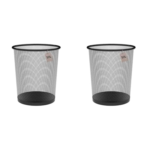 Offerta a tempo: Cestino in Rete Metallica 19 Litri Nero Ø30 x 35 cm - per Carta — 14% da 53,90 € a 46,18 €