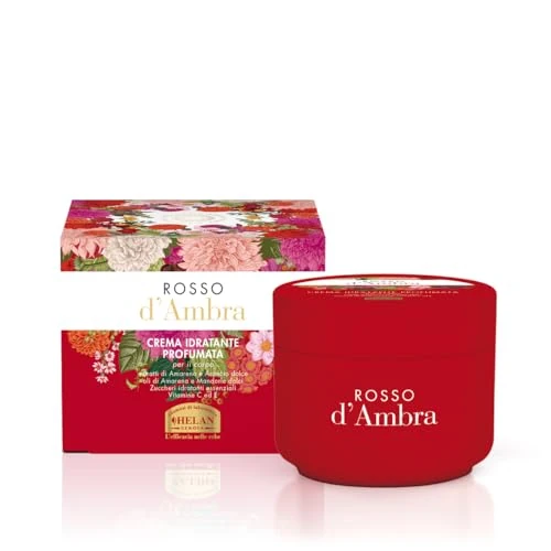Offre limitée : Helan, Red d'Amber Crème hydratante pour le corps, peau sèche à l'huile d'amande douce, vitamine C et vitamine E, antioxydante, crème corporelle parfumée, origine naturelle, hydratante de 15.64 € à 15.64 € (0.00% de remise)
