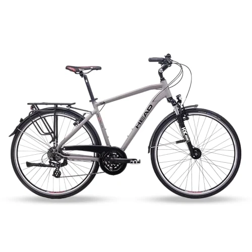HEAD Unisex - Adulti Revelo 1.0 Trekking Bike Matt Grigio/Rosso 50