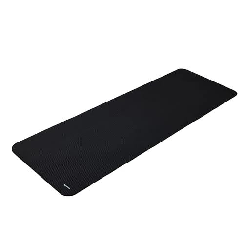 Offerta a tempo: Amazon Basics tappetino da yoga, antiscivolo, extra spesso, per esercizi di pilates, 183 x 61 x 1 cm, Nero - 17% da 29.99 € a 24.93 €