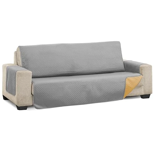 Martina Home Diamond Copridivano imbottito 4 Posti - Mostarda/Perla