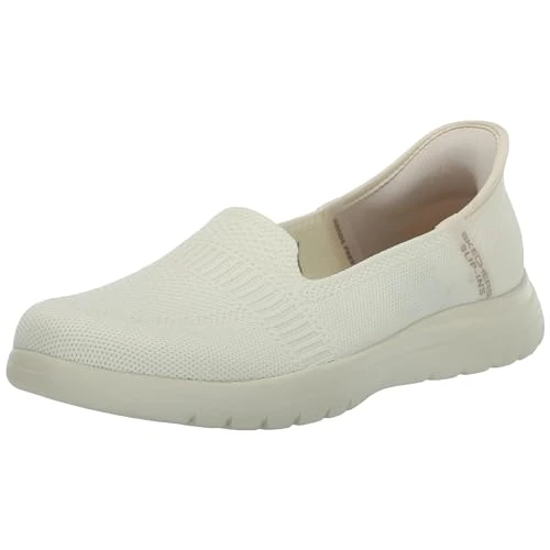 Skechers Slip-Ins On The Go Flex - Camellia 138181-OFWT, Women Brogues, White, 38 EU