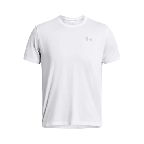 Offerta a tempo: Under Armour Uomini Streaker Tee Abbigliamento da Running Camicia da Corsa White 100 — 38% da 35,00 € a 21,77 €