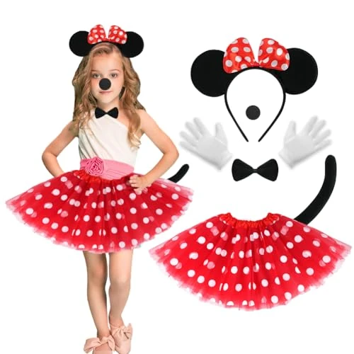 Tijdelijke aanbieding: ACWOO Meisjes Kostuum, Tutu Rok, Feestjurk Led-balletrok Van Tule Voor 2-10 Jaar Verjaardag Carnaval Halloween van 9.99 EUR naar 9.99 EUR (korting 0%)